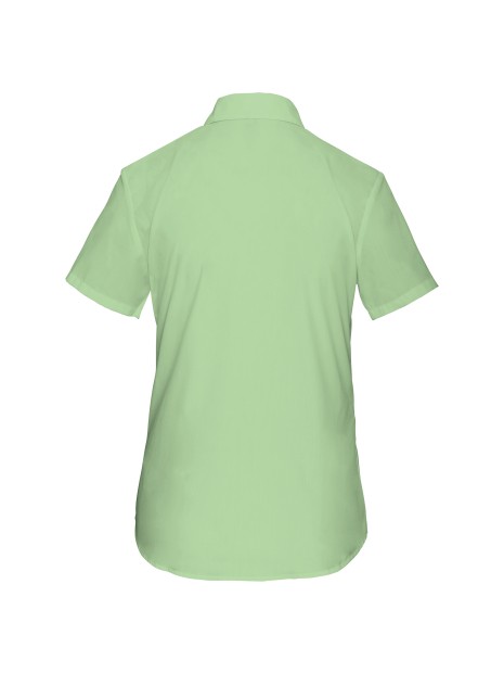 KARIBAN Chemise popeline polycoton manches courtes entretien facile femme /api/colors/c32fbc9c-9f32-4b30-babf-17c9422e351d personnalisable