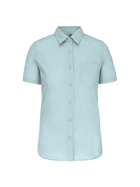 KARIBAN Chemise popeline polycoton manches courtes entretien facile femme /api/colors/8cfe5bc4-4e82-4ca2-a047-39793c9adab4 personnalisable