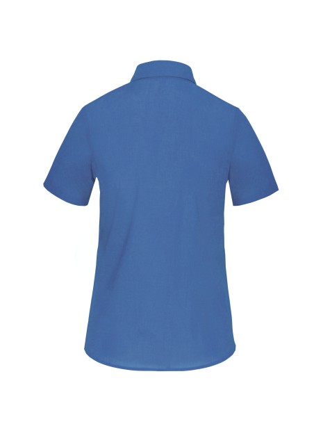 KARIBAN Chemise popeline polycoton manches courtes entretien facile femme /api/colors/f3249b12-7706-4750-a566-5c92fd89a6dc personnalisable