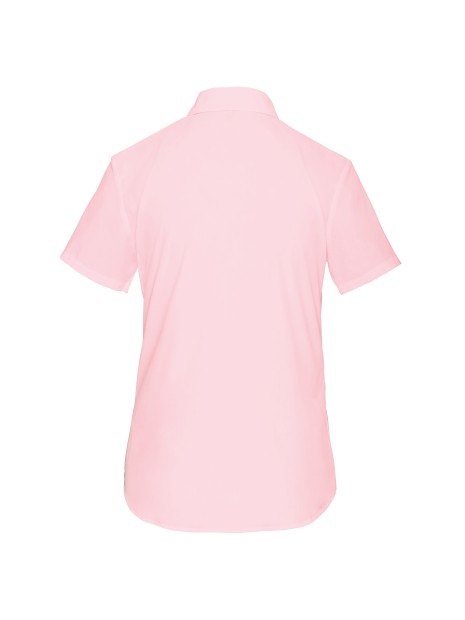 KARIBAN Chemise popeline polycoton manches courtes entretien facile femme /api/colors/e6e01a9e-32a8-4240-a2ea-a7c5187399a7 personnalisable