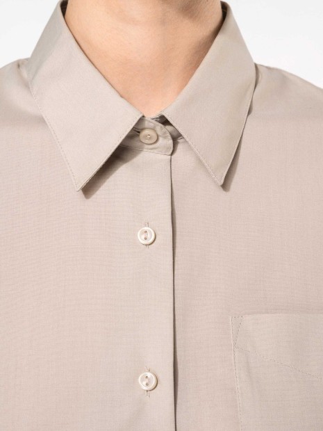 Chemises à personnaliser KARIBAN Chemise popeline polycoton manches courtes entretien facile femme 