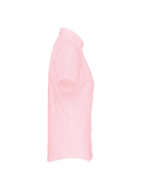 KARIBAN Chemise popeline polycoton manches courtes entretien facile femme /api/colors/e6e01a9e-32a8-4240-a2ea-a7c5187399a7 personnalisable