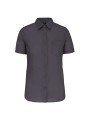 KARIBAN Chemise popeline polycoton manches courtes entretien facile femme /api/colors/a74dfbdb-7821-4e15-a7e5-fe07498d41c7 personnalisable