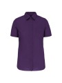 KARIBAN Chemise popeline polycoton manches courtes entretien facile femme /api/colors/f28ecd26-255e-4b18-a29c-08c2af1111d3 personnalisable