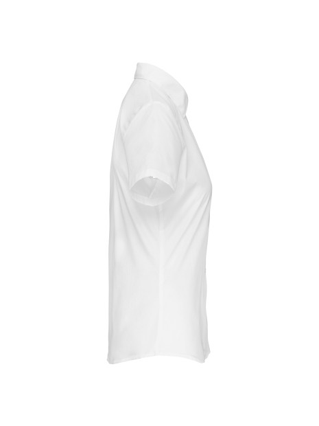 KARIBAN Chemise popeline polycoton manches courtes entretien facile femme /api/colors/7a92cd2d-10d2-40b4-928b-296bb7487506 personnalisable