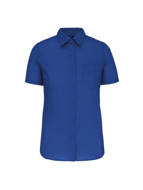 KARIBAN Chemise popeline polycoton manches courtes entretien facile femme /api/colors/68572561-1214-42b1-b94c-44fb780d37b4 personnalisable