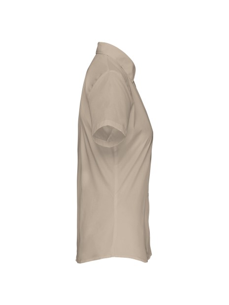 KARIBAN Chemise popeline polycoton manches courtes entretien facile femme /api/colors/13a9f258-6ed5-4b44-b30c-6e7b15d934d4 personnalisable