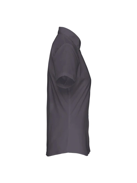 KARIBAN Chemise popeline polycoton manches courtes entretien facile femme /api/colors/a74dfbdb-7821-4e15-a7e5-fe07498d41c7 personnalisable