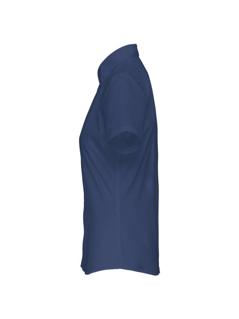 KARIBAN Chemise popeline polycoton manches courtes entretien facile femme /api/colors/ad672b31-05a4-4a7a-979a-b5fc02595a56 personnalisable