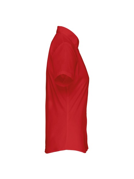 KARIBAN Chemise popeline polycoton manches courtes entretien facile femme /api/colors/f7def30f-cf00-4a4e-8048-9f030f6d3017 personnalisable