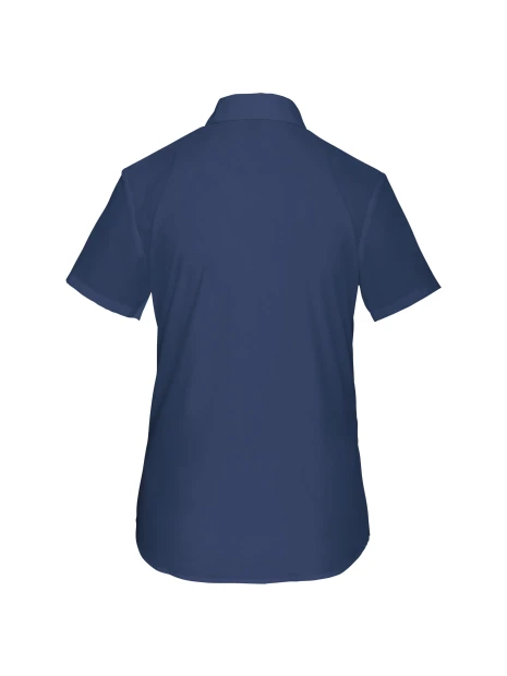 KARIBAN Chemise popeline polycoton manches courtes entretien facile femme /api/colors/ad672b31-05a4-4a7a-979a-b5fc02595a56 personnalisable