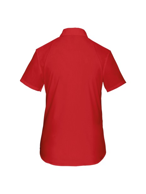 KARIBAN Chemise popeline polycoton manches courtes entretien facile femme /api/colors/f7def30f-cf00-4a4e-8048-9f030f6d3017 personnalisable