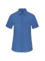 KARIBAN Chemise popeline polycoton manches courtes entretien facile femme /api/colors/f3249b12-7706-4750-a566-5c92fd89a6dc personnalisable