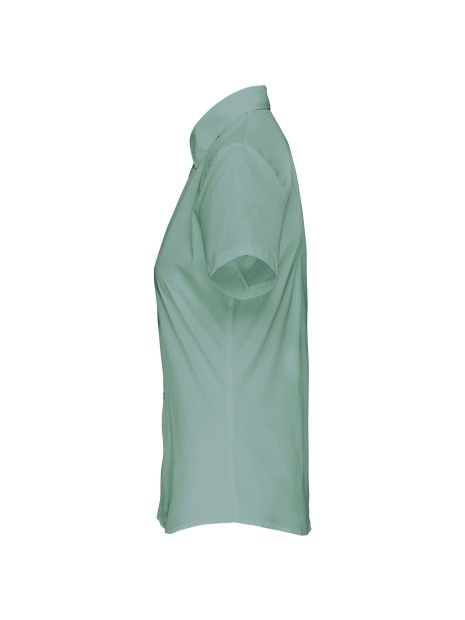 KARIBAN Chemise popeline polycoton manches courtes entretien facile femme /api/colors/9461b1f5-f20c-4909-acf0-8bf53fdec48b personnalisable