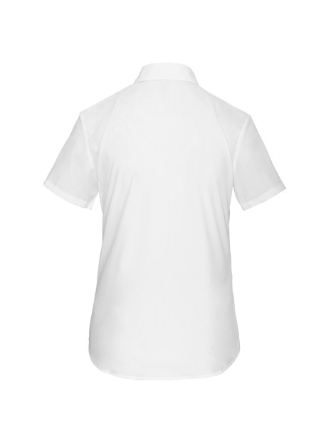 KARIBAN Chemise popeline polycoton manches courtes entretien facile femme /api/colors/7a92cd2d-10d2-40b4-928b-296bb7487506 personnalisable
