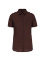 KARIBAN Chemise popeline polycoton manches courtes entretien facile femme /api/colors/951cb8b6-18b8-4f27-8f99-2d223c8b4856 personnalisable