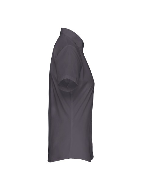 KARIBAN Chemise popeline polycoton manches courtes entretien facile femme /api/colors/a74dfbdb-7821-4e15-a7e5-fe07498d41c7 personnalisable