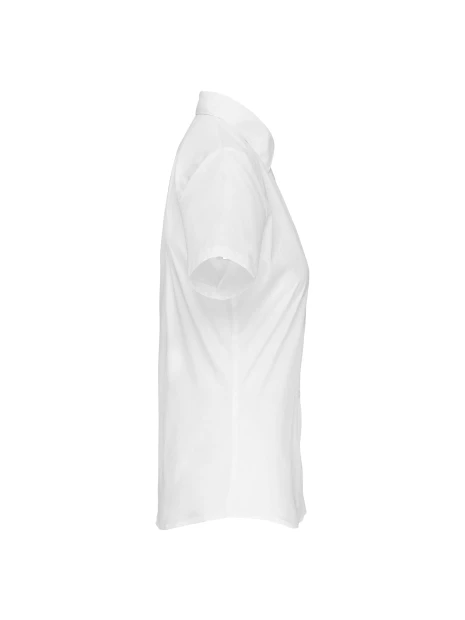 KARIBAN Chemise popeline polycoton manches courtes entretien facile femme /api/colors/7a92cd2d-10d2-40b4-928b-296bb7487506 personnalisable