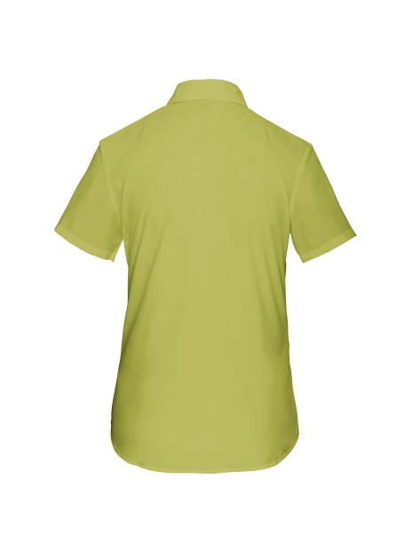 KARIBAN Chemise popeline polycoton manches courtes entretien facile femme /api/colors/7ab928ec-33ab-4ba2-8fb6-e49c659be6ea personnalisable