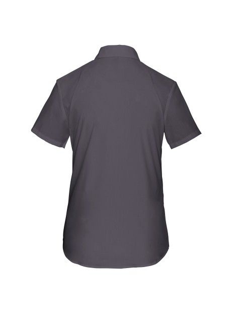 KARIBAN Chemise popeline polycoton manches courtes entretien facile femme /api/colors/a74dfbdb-7821-4e15-a7e5-fe07498d41c7 personnalisable