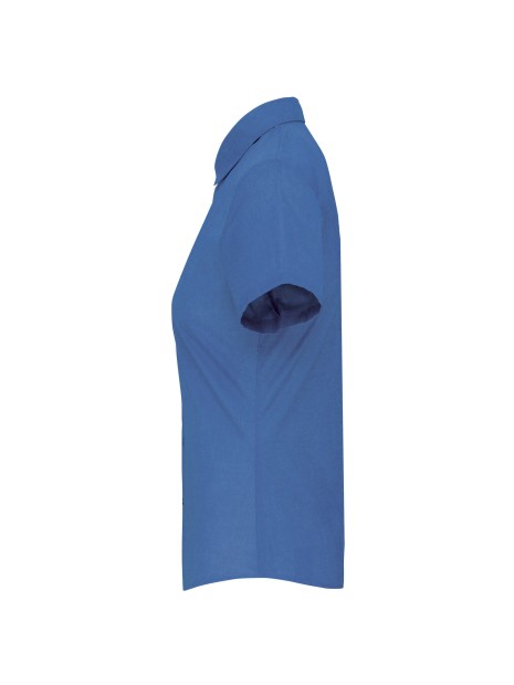 KARIBAN Chemise popeline polycoton manches courtes entretien facile femme /api/colors/f3249b12-7706-4750-a566-5c92fd89a6dc personnalisable