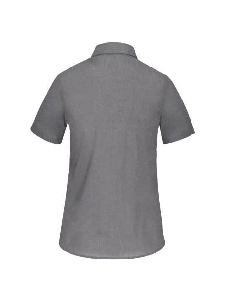 KARIBAN Chemise popeline polycoton manches courtes entretien facile femme /api/colors/4aec04d1-687e-4c17-9275-2f36ebc782ac personnalisable