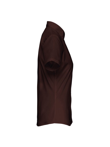 KARIBAN Chemise popeline polycoton manches courtes entretien facile femme /api/colors/951cb8b6-18b8-4f27-8f99-2d223c8b4856 personnalisable