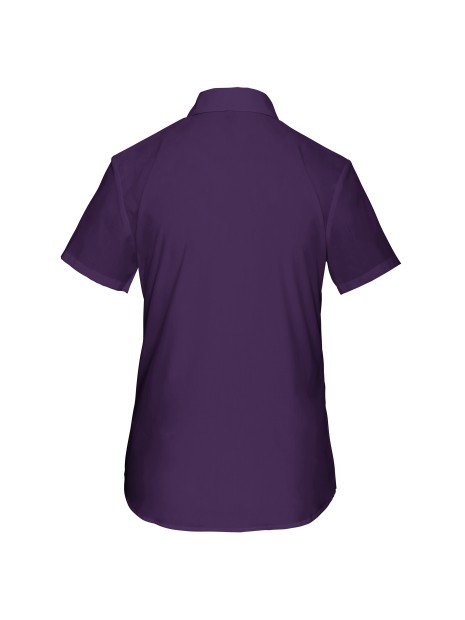 KARIBAN Chemise popeline polycoton manches courtes entretien facile femme /api/colors/f28ecd26-255e-4b18-a29c-08c2af1111d3 personnalisable