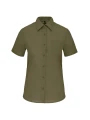 KARIBAN Chemise popeline polycoton manches courtes entretien facile femme /api/colors/f670900e-42da-4667-ab56-d8f2804cba19 personnalisable