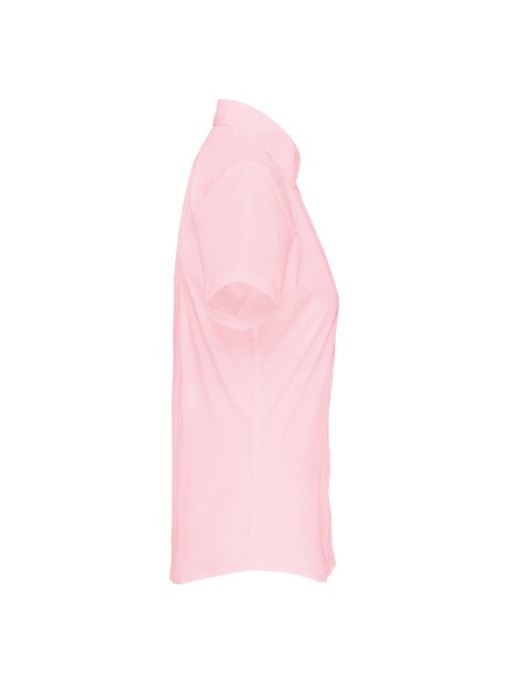 KARIBAN Chemise popeline polycoton manches courtes entretien facile femme /api/colors/e6e01a9e-32a8-4240-a2ea-a7c5187399a7 personnalisable