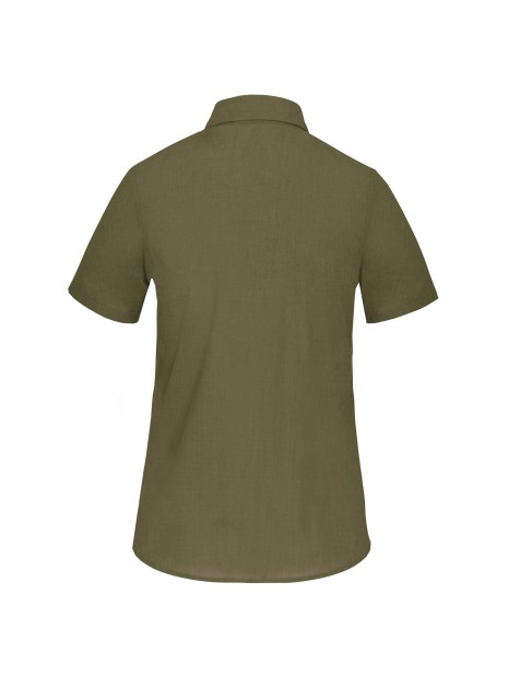 KARIBAN Chemise popeline polycoton manches courtes entretien facile femme /api/colors/f670900e-42da-4667-ab56-d8f2804cba19 personnalisable