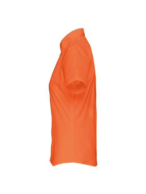 KARIBAN Chemise popeline polycoton manches courtes entretien facile femme /api/colors/d51260d5-b263-4200-988d-ee19f414959e personnalisable