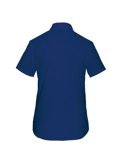 KARIBAN Chemise popeline polycoton manches courtes entretien facile femme /api/colors/ed7ae569-720e-478c-a34b-585a5518215e personnalisable