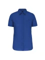KARIBAN Chemise popeline polycoton manches courtes entretien facile femme /api/colors/68572561-1214-42b1-b94c-44fb780d37b4 personnalisable
