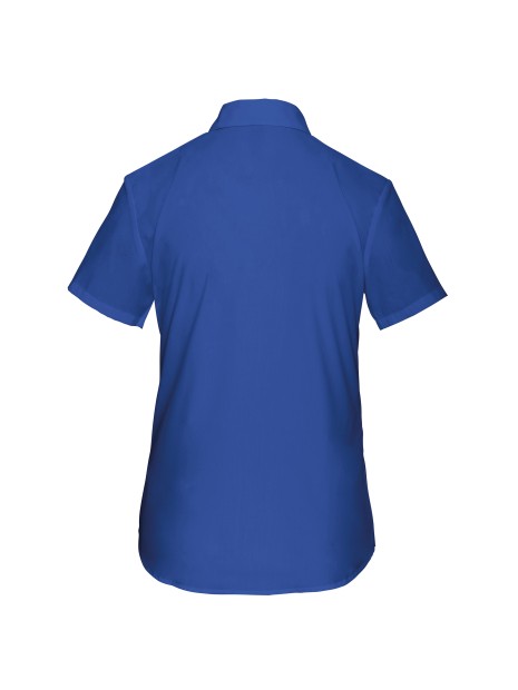 KARIBAN Chemise popeline polycoton manches courtes entretien facile femme /api/colors/68572561-1214-42b1-b94c-44fb780d37b4 personnalisable