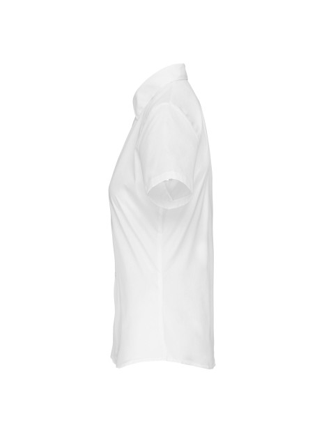 KARIBAN Chemise popeline polycoton manches courtes entretien facile femme /api/colors/7a92cd2d-10d2-40b4-928b-296bb7487506 personnalisable
