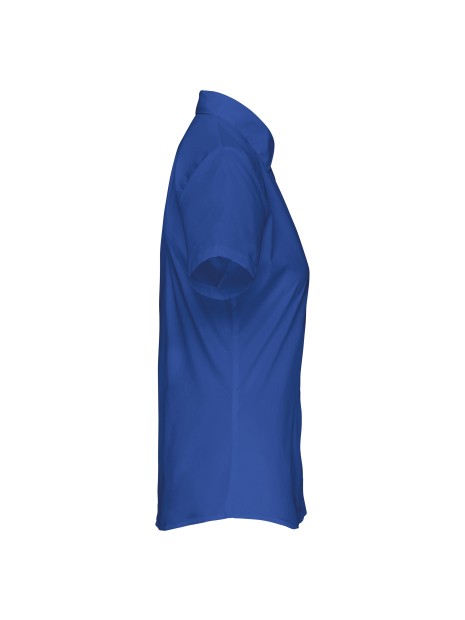 KARIBAN Chemise popeline polycoton manches courtes entretien facile femme /api/colors/68572561-1214-42b1-b94c-44fb780d37b4 personnalisable