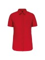 KARIBAN Chemise popeline polycoton manches courtes entretien facile femme /api/colors/f7def30f-cf00-4a4e-8048-9f030f6d3017 personnalisable