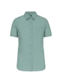 KARIBAN Chemise popeline polycoton manches courtes entretien facile femme /api/colors/9461b1f5-f20c-4909-acf0-8bf53fdec48b personnalisable