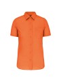KARIBAN Chemise popeline polycoton manches courtes entretien facile femme /api/colors/d51260d5-b263-4200-988d-ee19f414959e personnalisable
