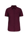 KARIBAN Chemise popeline polycoton manches courtes entretien facile femme /api/colors/3f4410b9-f80f-412a-9aa8-9260cc84003d personnalisable