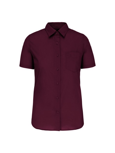 KARIBAN Chemise popeline polycoton manches courtes entretien facile femme /api/colors/3f4410b9-f80f-412a-9aa8-9260cc84003d personnalisable