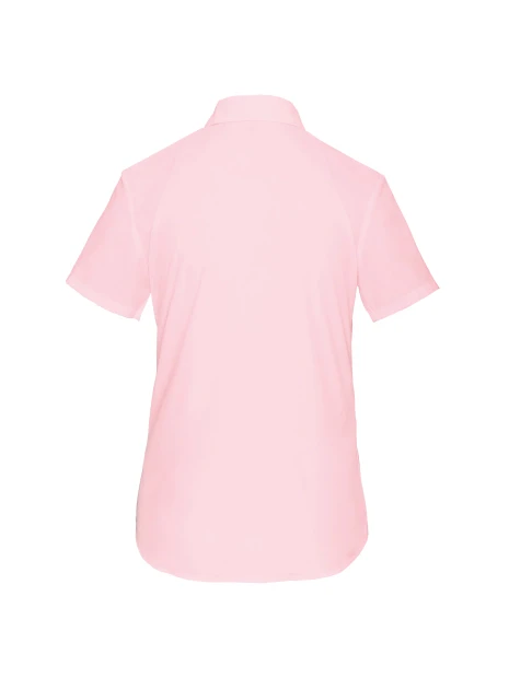 KARIBAN Chemise popeline polycoton manches courtes entretien facile femme /api/colors/e6e01a9e-32a8-4240-a2ea-a7c5187399a7 personnalisable