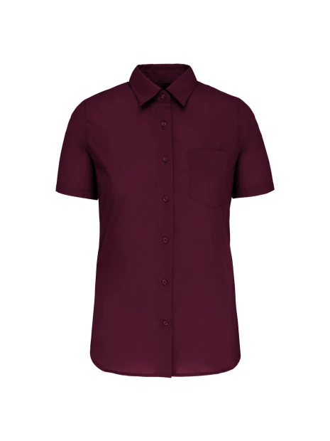 KARIBAN Chemise popeline polycoton manches courtes entretien facile femme /api/colors/3f4410b9-f80f-412a-9aa8-9260cc84003d personnalisable