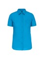 KARIBAN Chemise popeline polycoton manches courtes entretien facile femme /api/colors/e40de318-302c-4c66-b949-5dcddefdc482 personnalisable