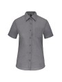 KARIBAN Chemise popeline polycoton manches courtes entretien facile femme /api/colors/4aec04d1-687e-4c17-9275-2f36ebc782ac personnalisable