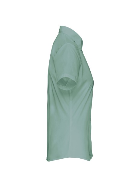 KARIBAN Chemise popeline polycoton manches courtes entretien facile femme /api/colors/9461b1f5-f20c-4909-acf0-8bf53fdec48b personnalisable