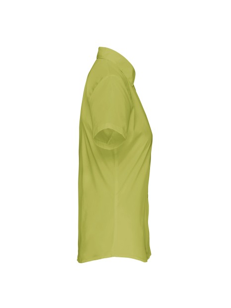 KARIBAN Chemise popeline polycoton manches courtes entretien facile femme /api/colors/7ab928ec-33ab-4ba2-8fb6-e49c659be6ea personnalisable