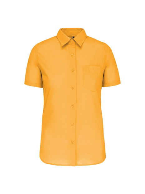 KARIBAN Chemise popeline polycoton manches courtes entretien facile femme /api/colors/ea0c172c-722e-46fc-acb7-2617a4097874 personnalisable