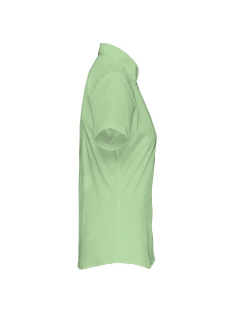 KARIBAN Chemise popeline polycoton manches courtes entretien facile femme /api/colors/c32fbc9c-9f32-4b30-babf-17c9422e351d personnalisable